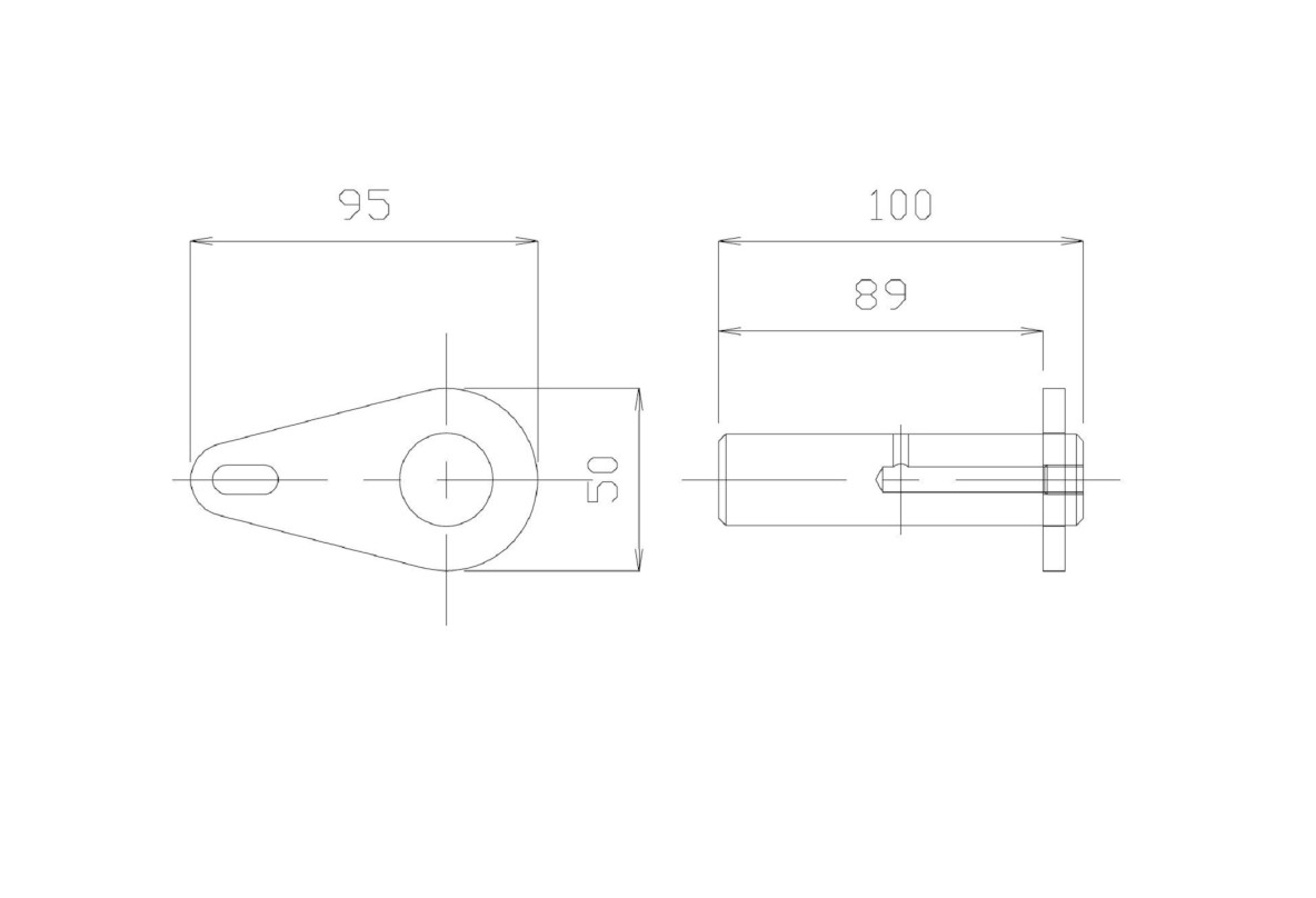 Axe diametre 25mm x 89mm 3