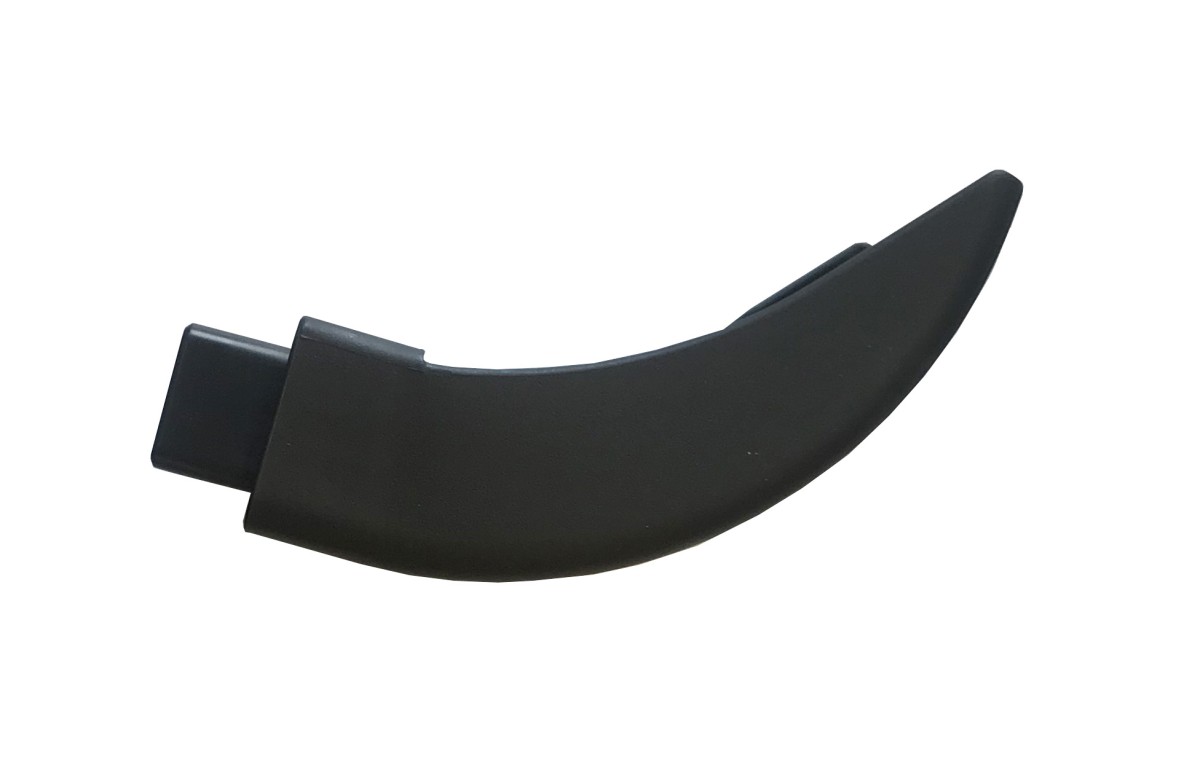 Profil d'angle pare cycliste plastique Noir remorque 2