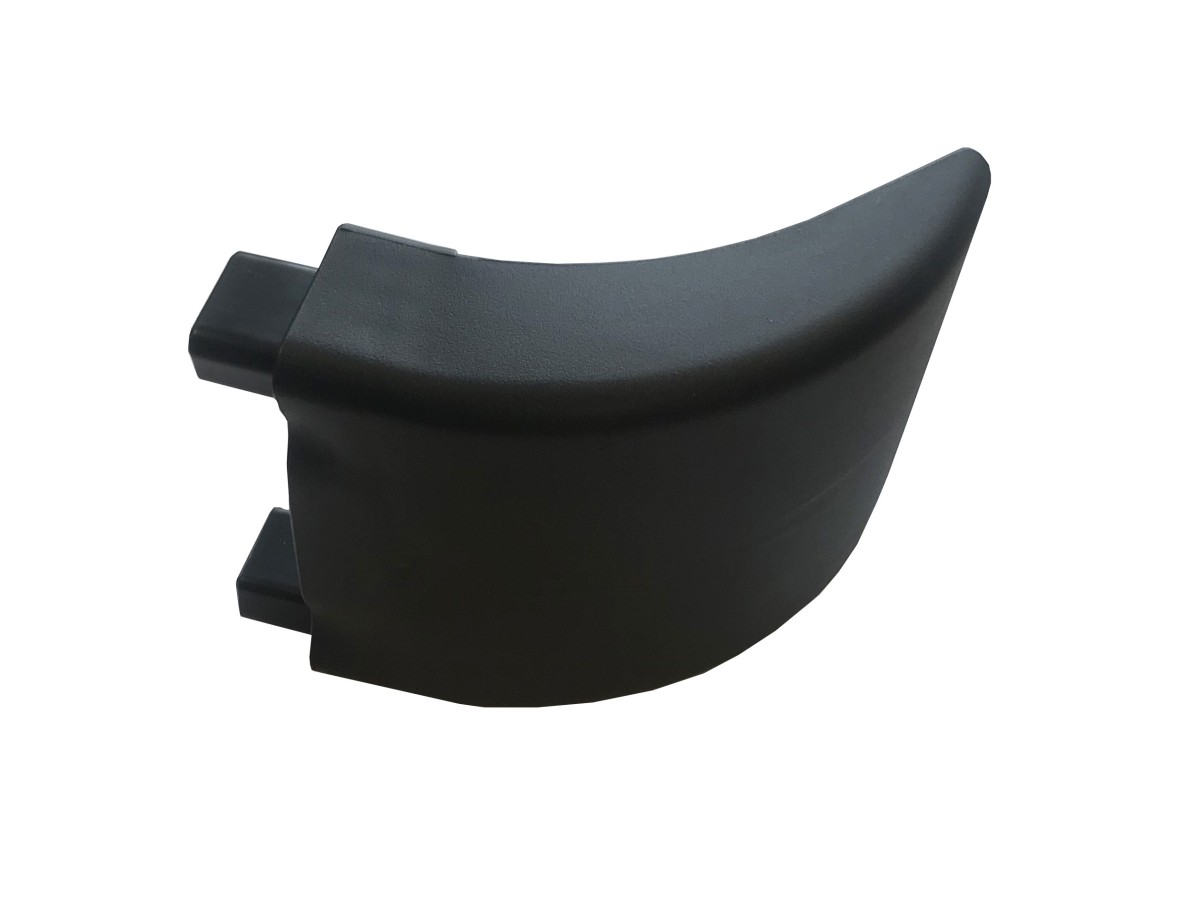 Profil d'angle pare cycliste plastique Noir remorque 1