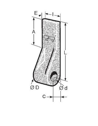 Embout de penture, acier matricé 2