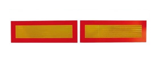 Kit panneaux plaques Alu signalisation remorques 1