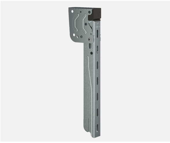 Paire de poteau articulé H430mm pare cycliste pour remoque et semi-remorque 1